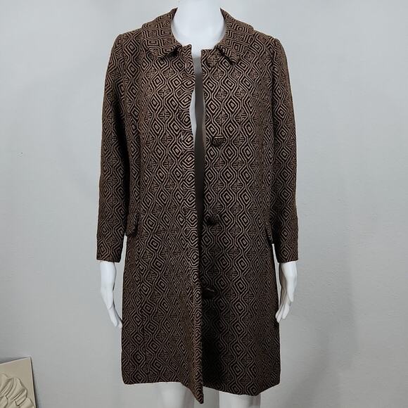 Vintage Wool Coat Size Large - Picture 7 of 10